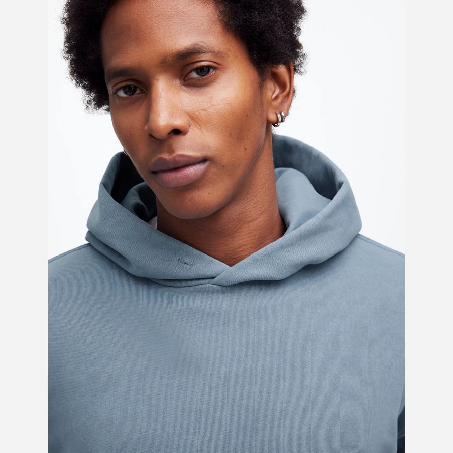 blue grey mens madewell the mccarren midweight hoodie