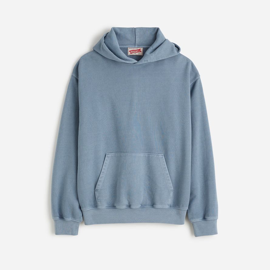 blue grey mens madewell the mccarren midweight hoodie