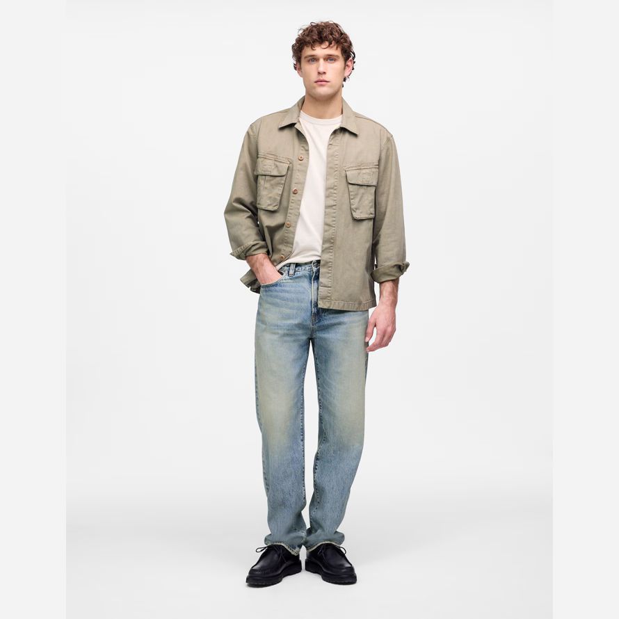 madewell the 1991 loose straight mens jeans blue