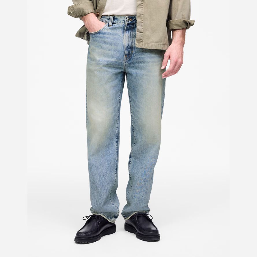 madewell the 1991 loose straight mens jeans blue
