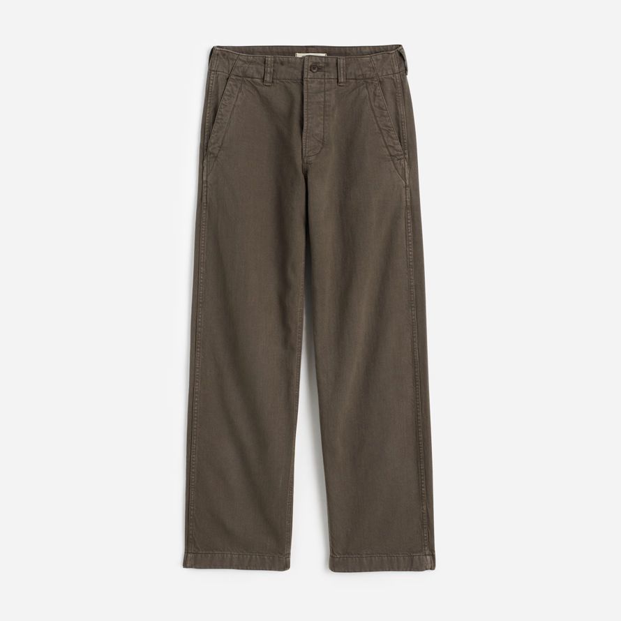 madewell patch pocket mens jeans dark brown