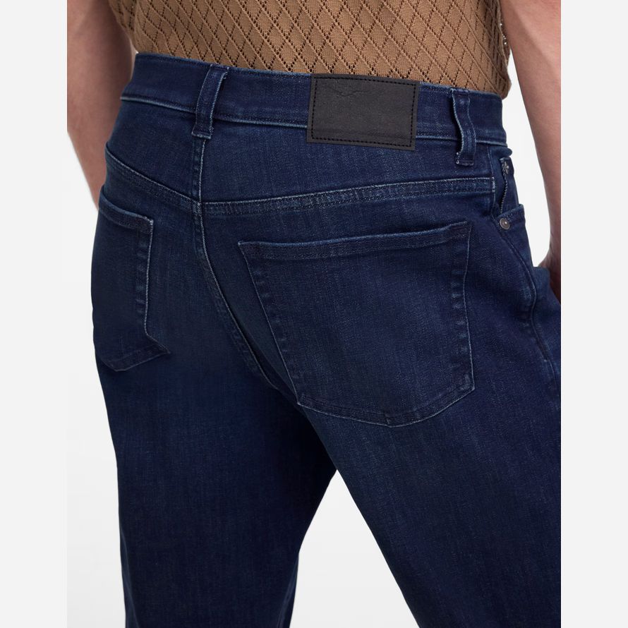 dark blue madewell athletic slim coolmax mens jeans