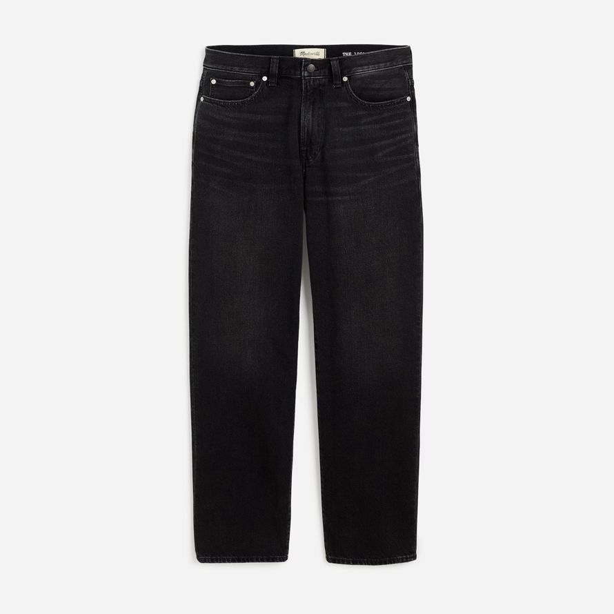 madewell the 1991 loose straight mens jeans black