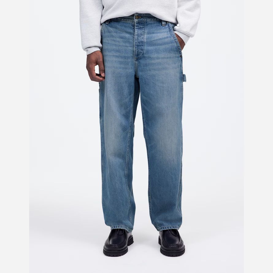 madewell carpenter mens jeans blue