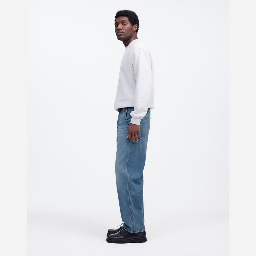madewell carpenter mens jeans blue