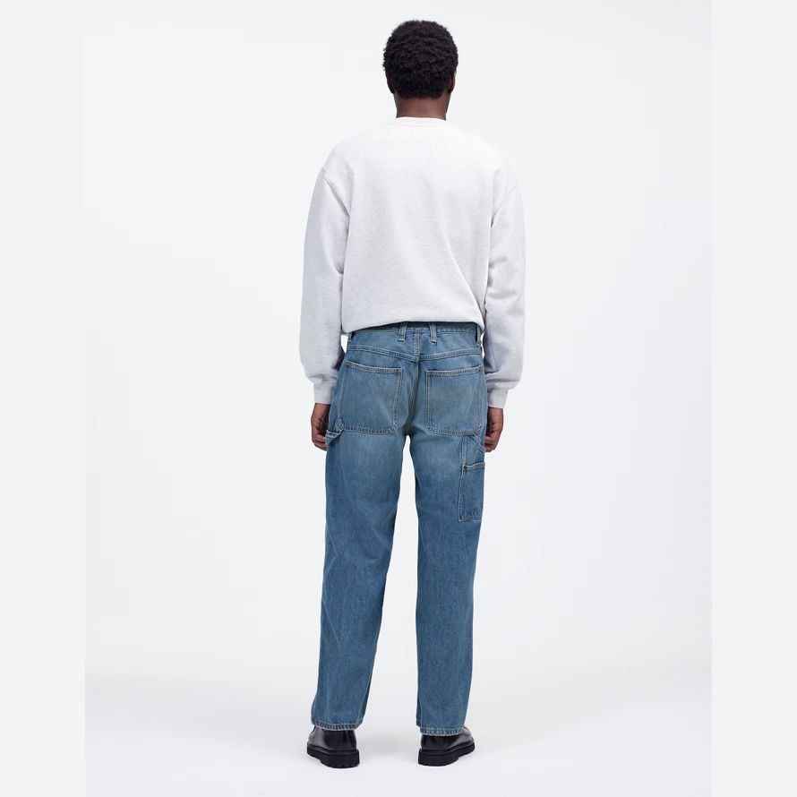 madewell carpenter mens jeans blue