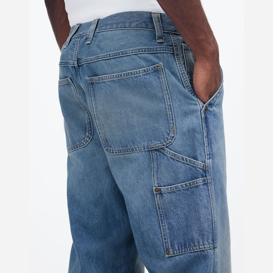 madewell carpenter mens jeans blue