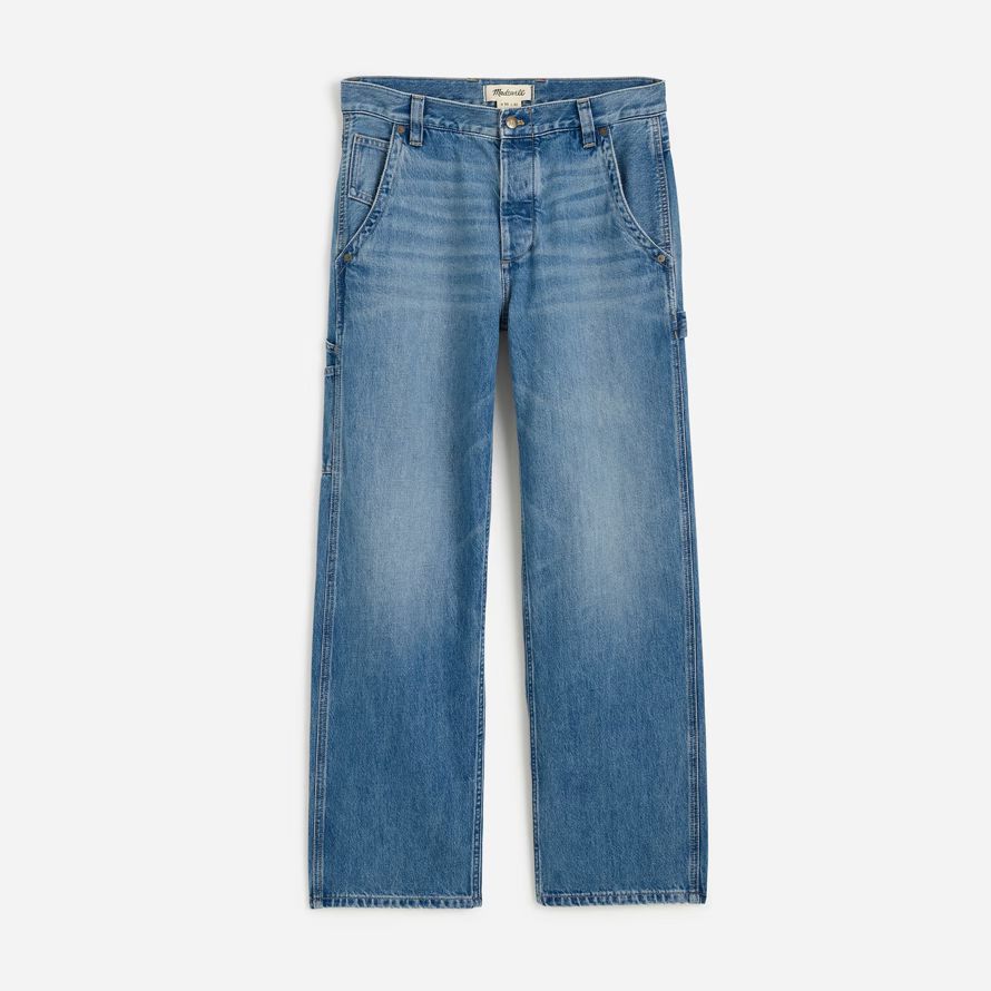 madewell carpenter mens jeans blue