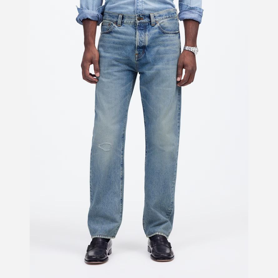 madewell the 1991 straight-leg mens jeans blue