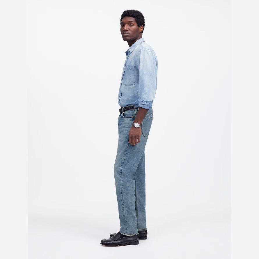madewell the 1991 straight-leg mens jeans blue