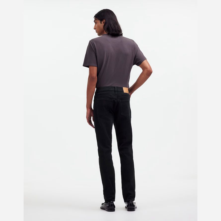 mens madewell slim jeans black