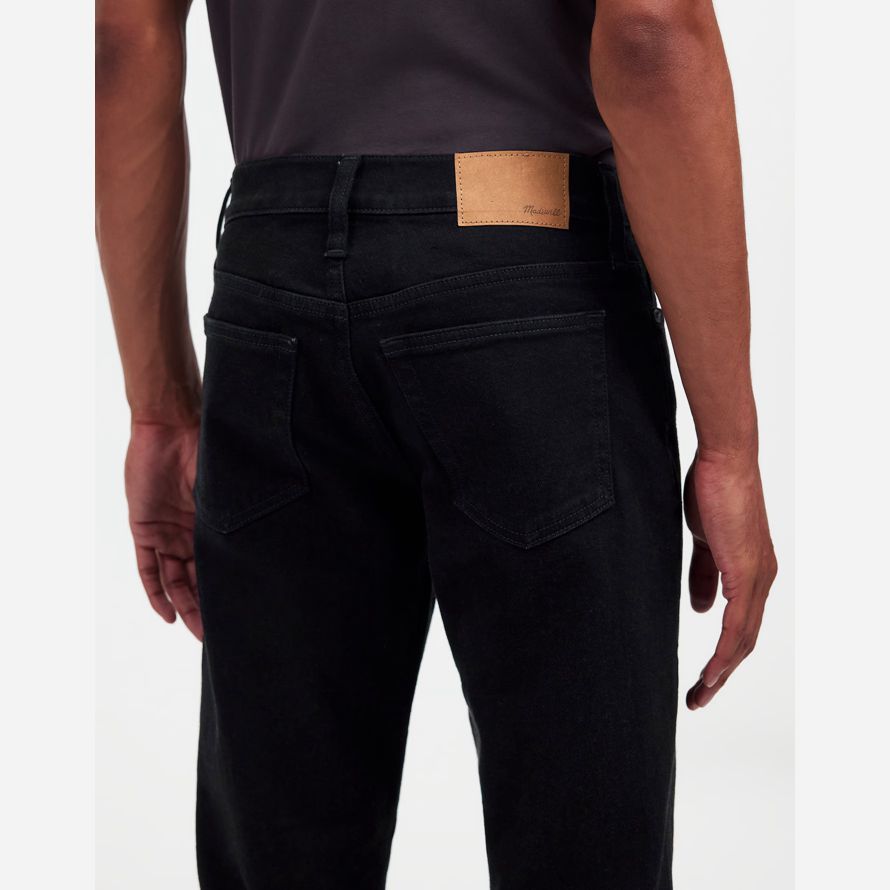 mens madewell slim jeans black