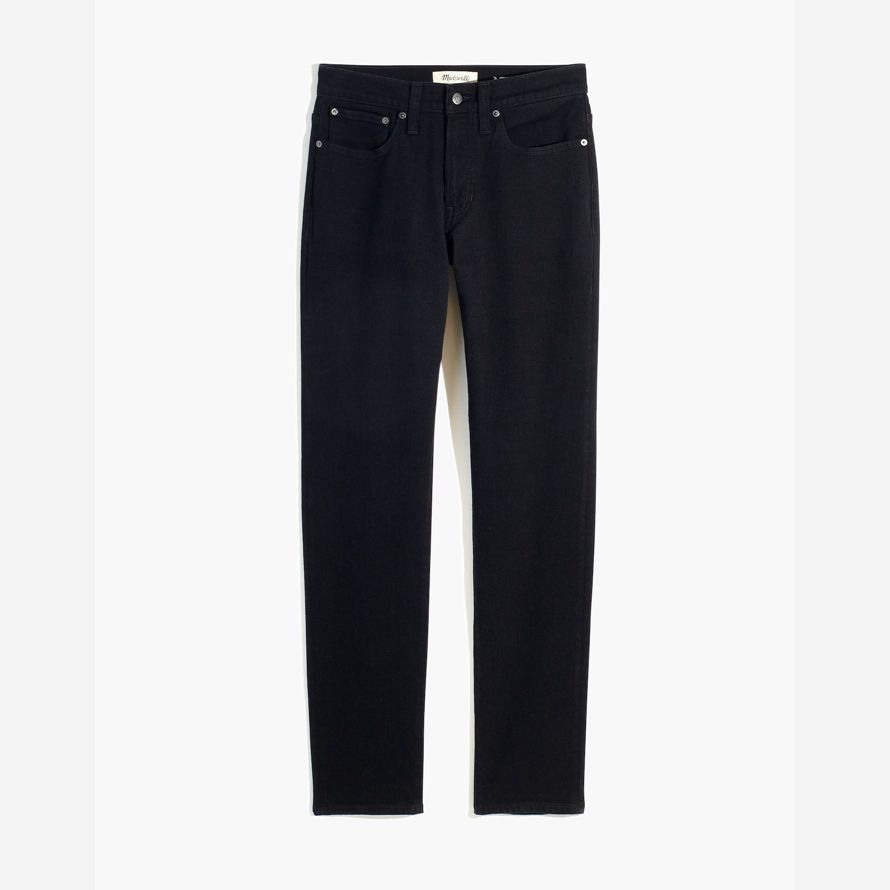 mens madewell slim jeans black