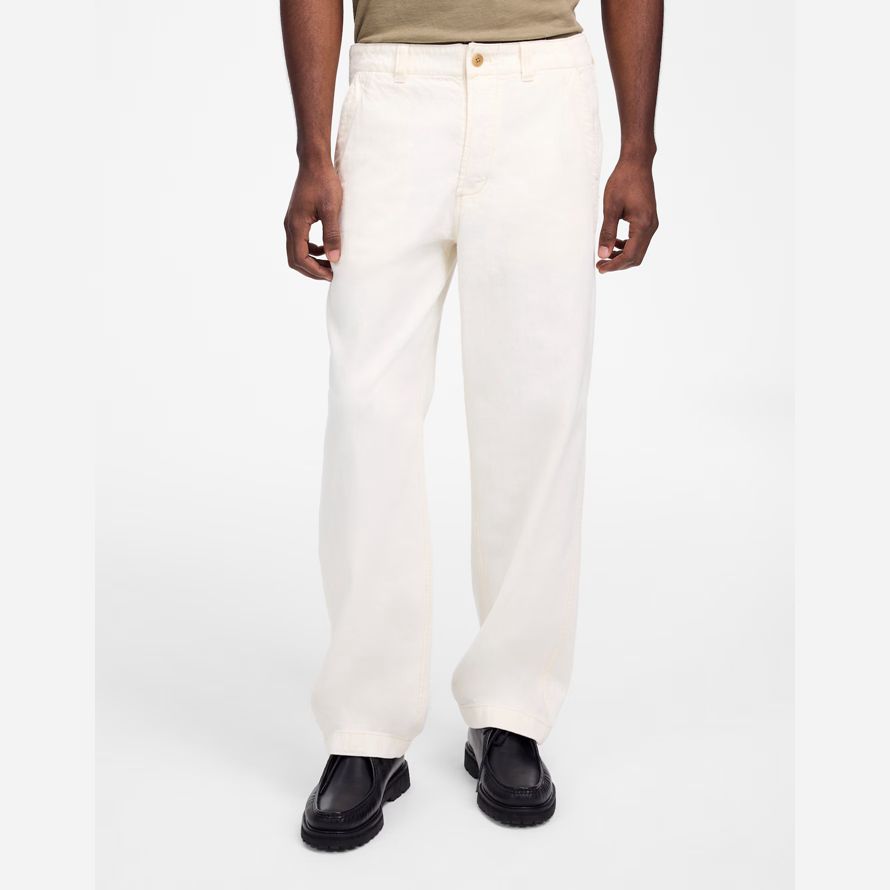 cream madewell patch pocket mens jeans
