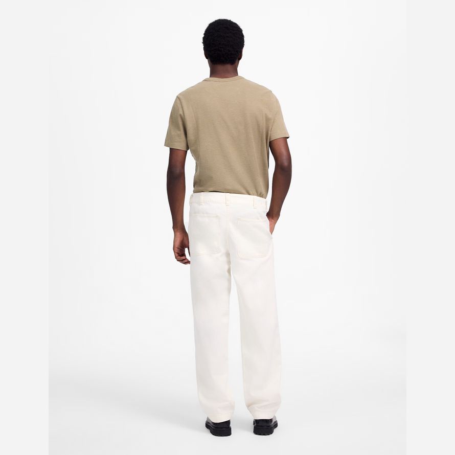 cream madewell patch pocket mens jeans