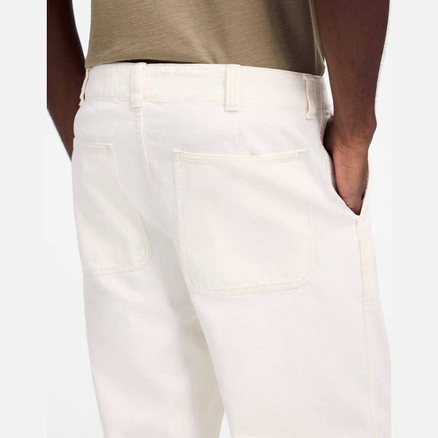 cream madewell patch pocket mens jeans