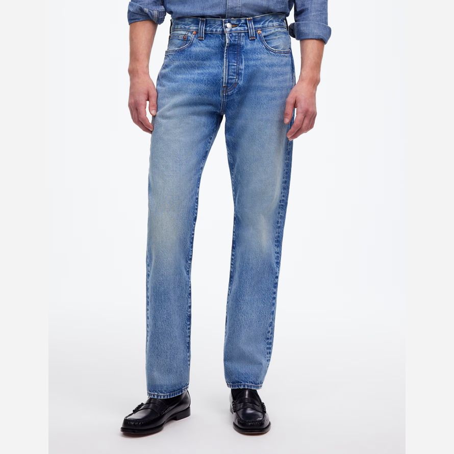 blue madewell the 1991 straight-leg mens jeans