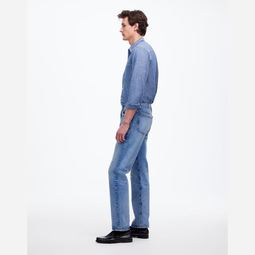 blue madewell the 1991 straight-leg mens jeans