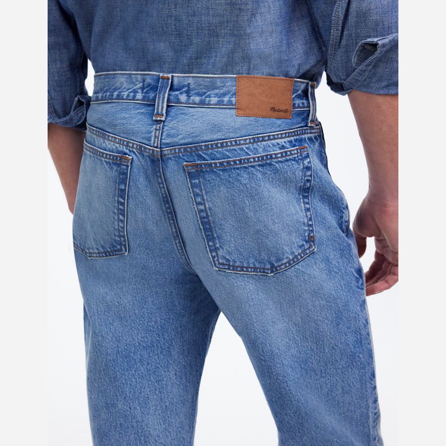 blue madewell the 1991 straight-leg mens jeans