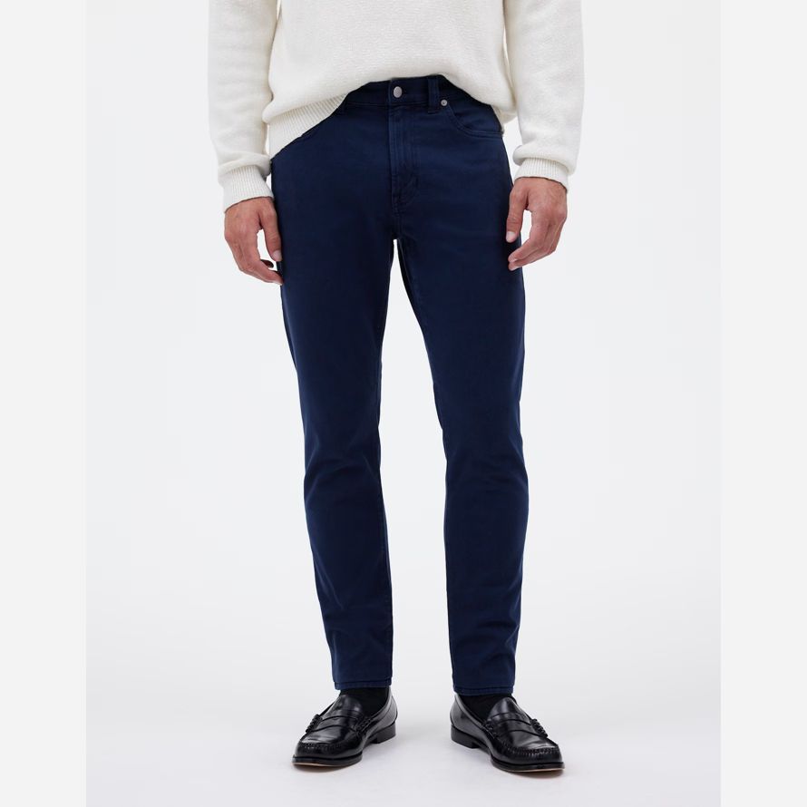 madewell the athletic allday slim mens pants navy