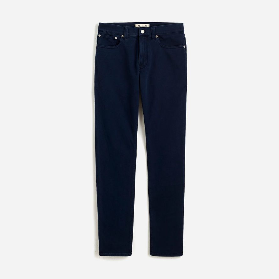 madewell the athletic allday slim mens pants navy