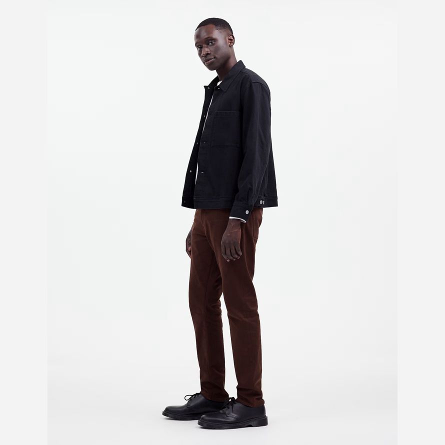 dark chocolate madewell the athletic allday slim mens pants