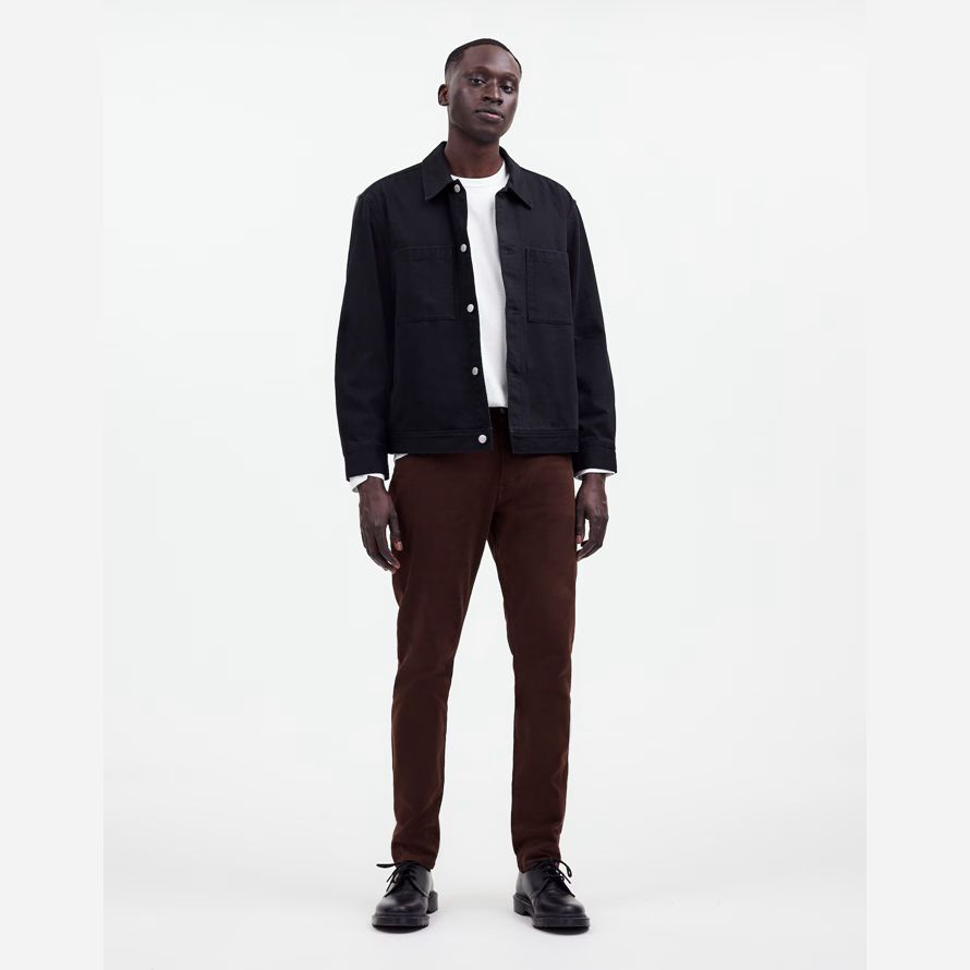 dark chocolate madewell the athletic allday slim mens pants