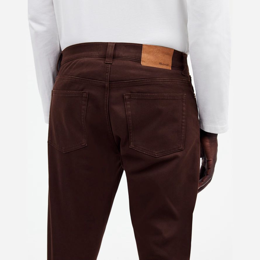 dark chocolate madewell the athletic allday slim mens pants