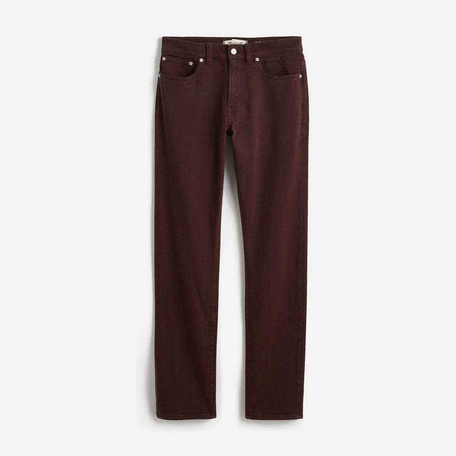 dark chocolate madewell the athletic allday slim mens pants