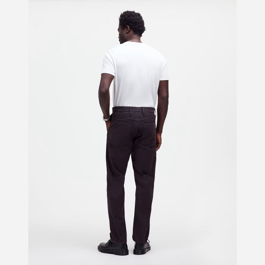 dark grey madewell relaxed straight workwear mens pants