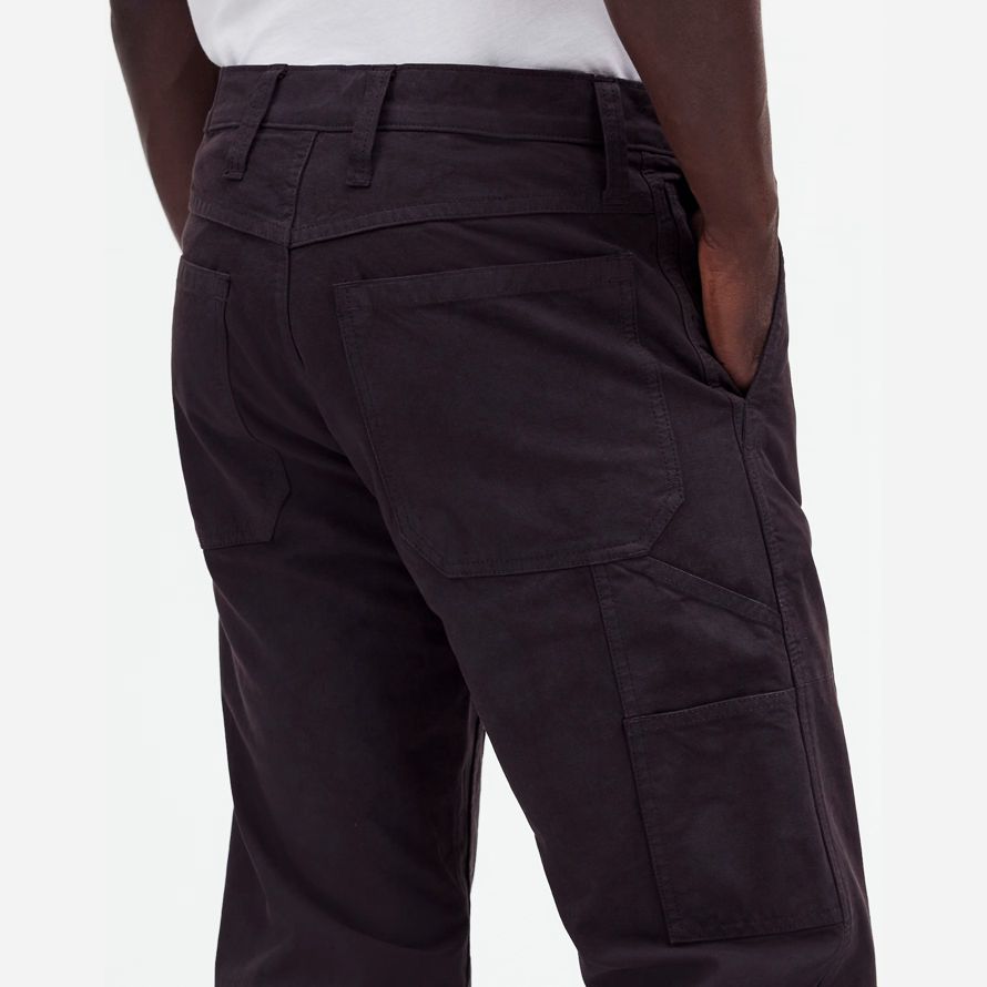 dark grey madewell relaxed straight workwear mens pants