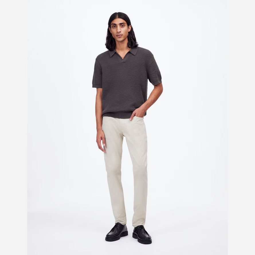 cream mens madewell the athletic allday slim pants