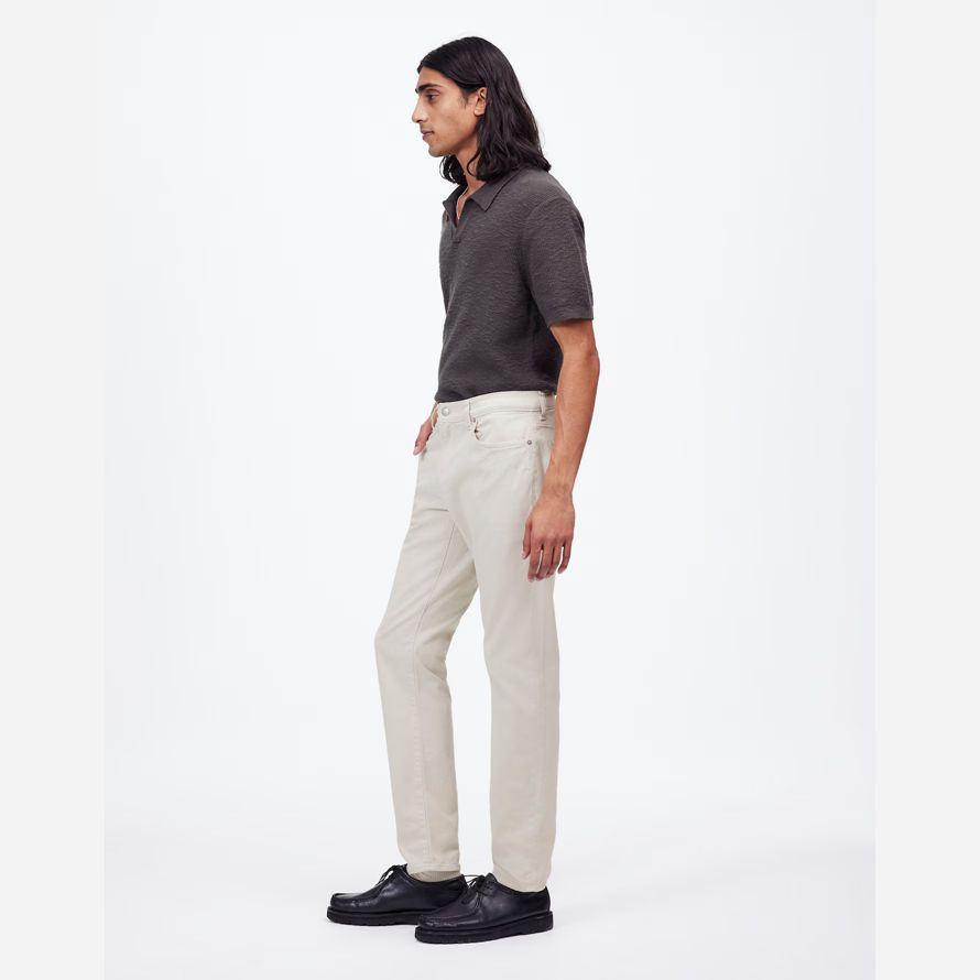 cream mens madewell the athletic allday slim pants