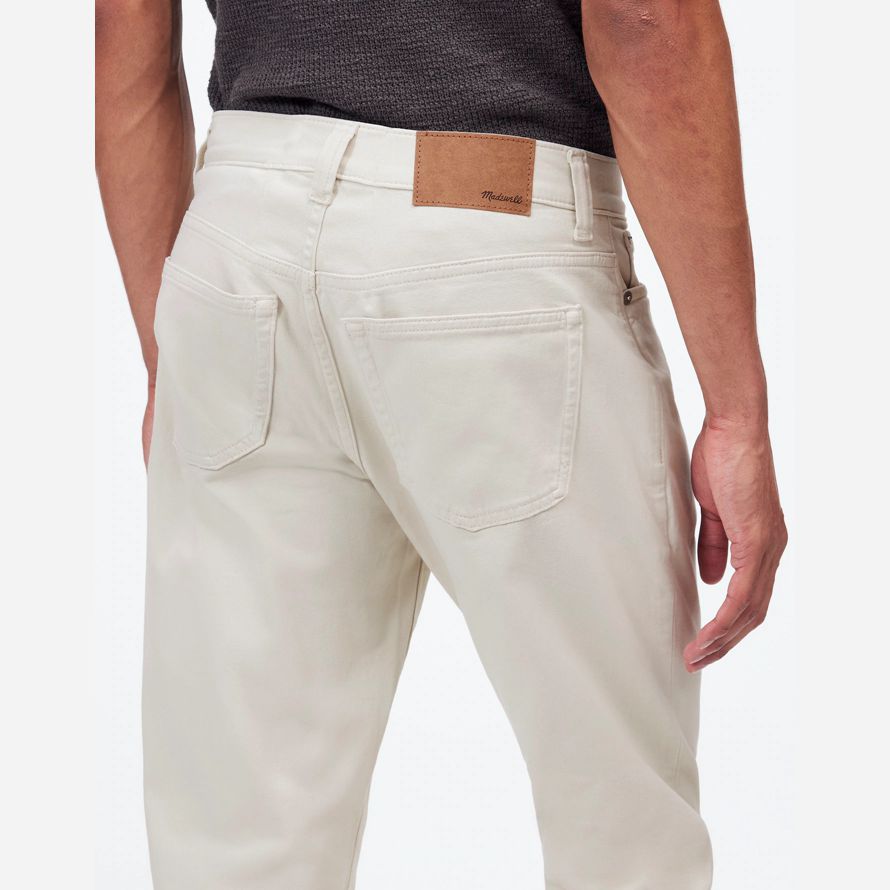 cream mens madewell the athletic allday slim pants