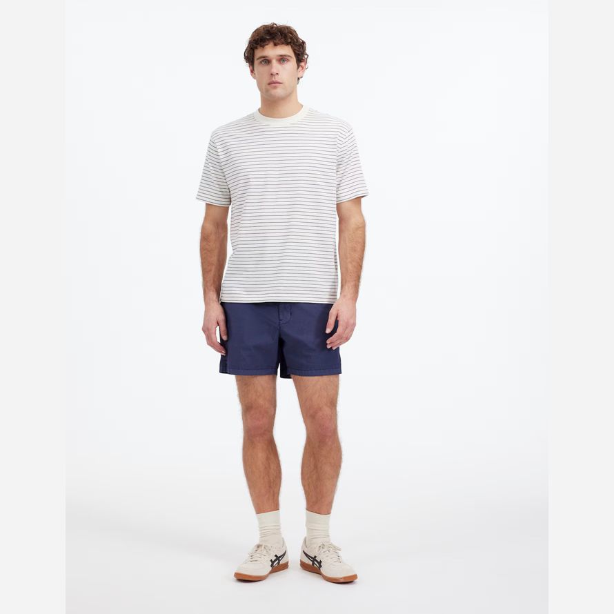 dark blue madewell the weekend mens shorts
