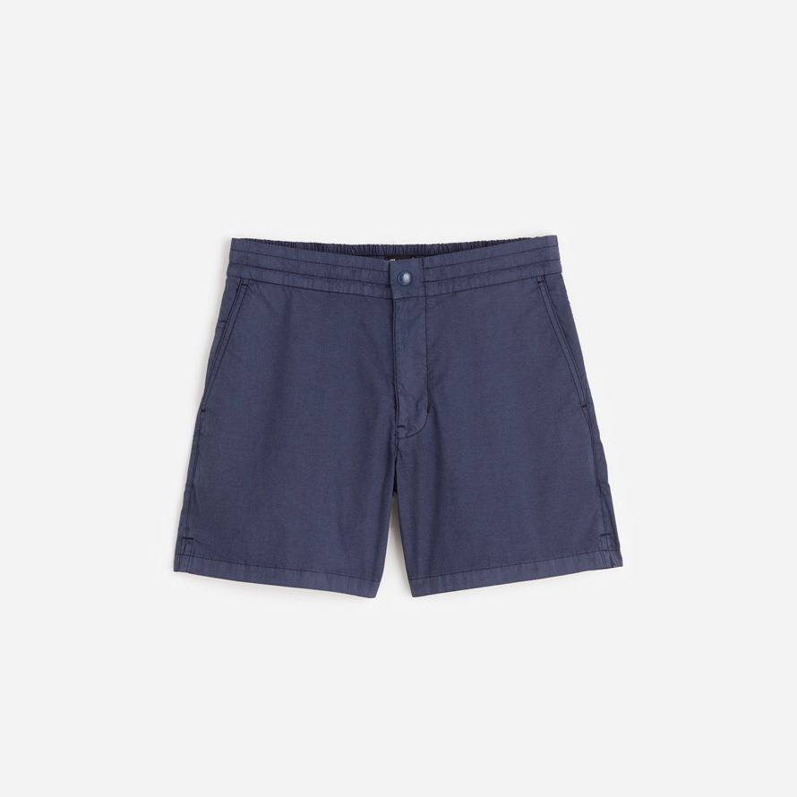 dark blue madewell the weekend mens shorts