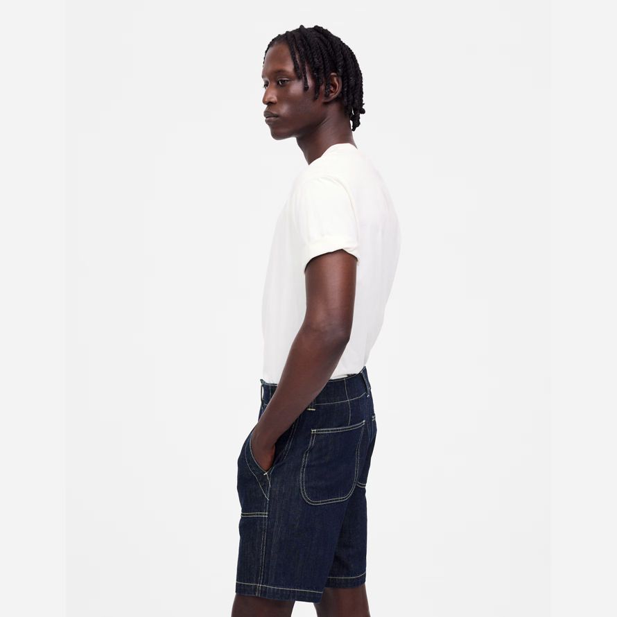 navy madewell patch pocket mens shorts