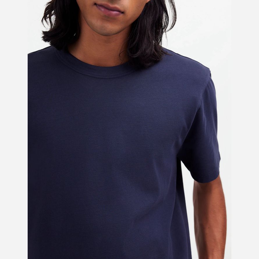 navy madewell garment-dyed allday crewneck mens t-shirts