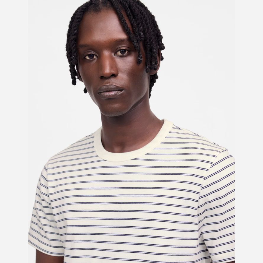 mens madewell garment-dyed allday crewneck t-shirts cream black