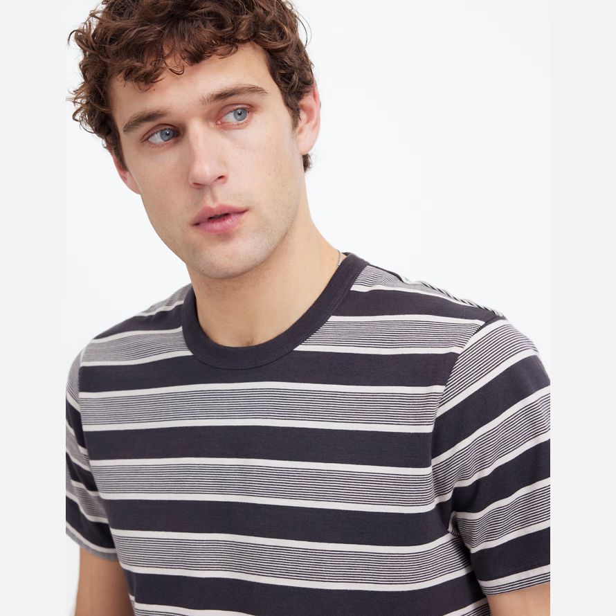 madewell garment-dyed allday crewneck mens t-shirts grey black