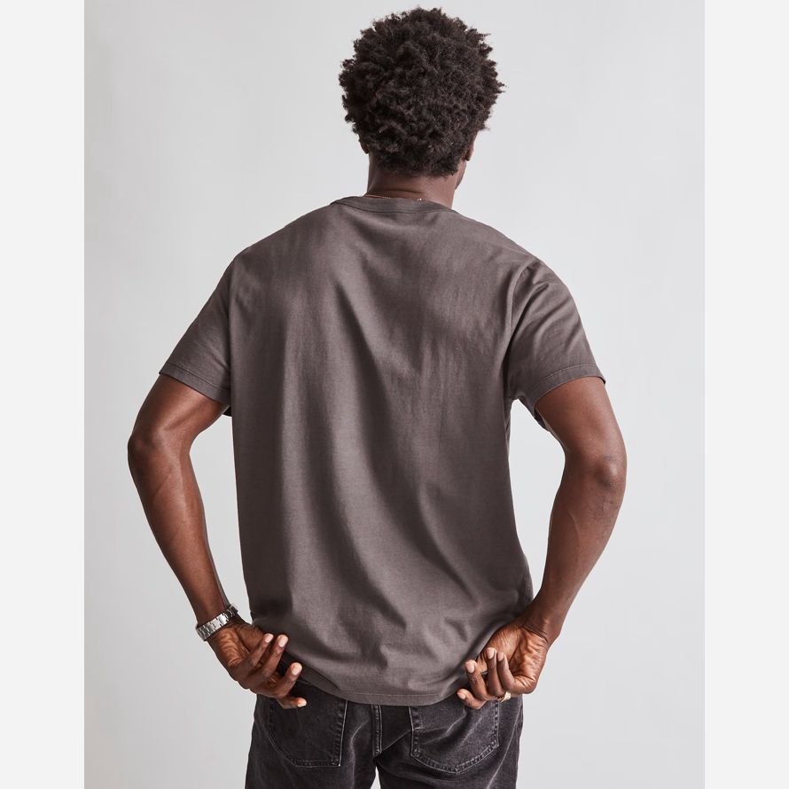 dark grey mens madewell garment-dyed allday crewneck t-shirts