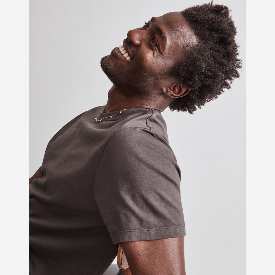dark grey mens madewell garment-dyed allday crewneck t-shirts
