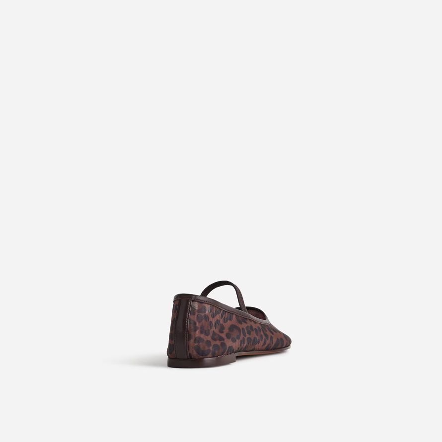 madewell the greta womens ballet flat leopard