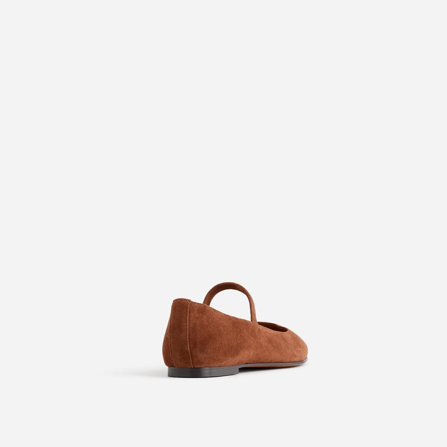 brown madewell the greta womens ballet flat