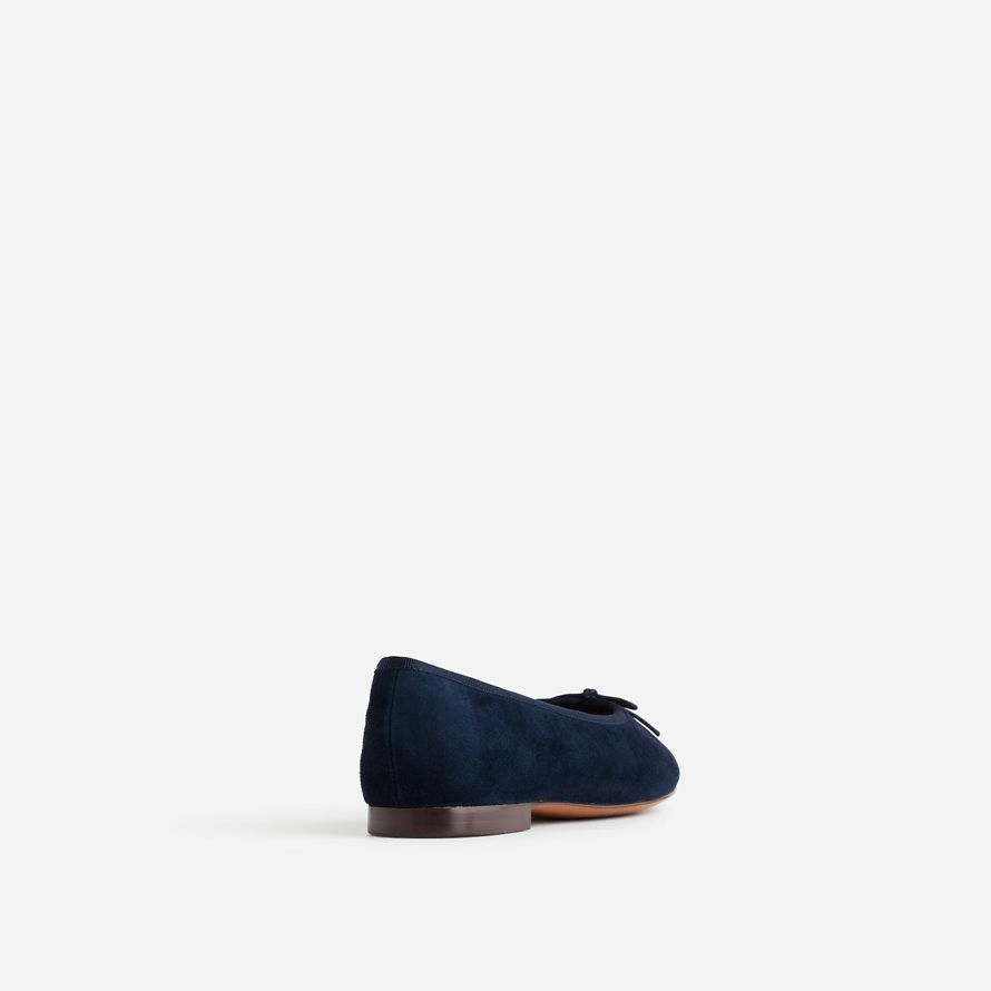 madewell the april womens ballet flat navy