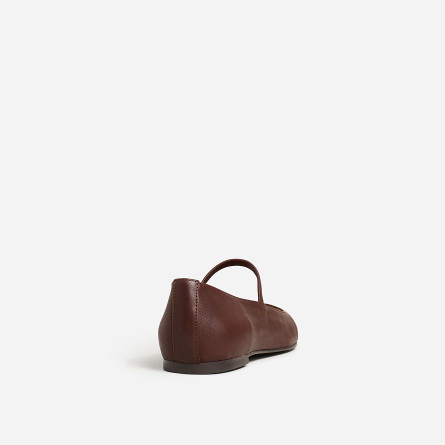 chocolate madewell the greta womens ballet flat