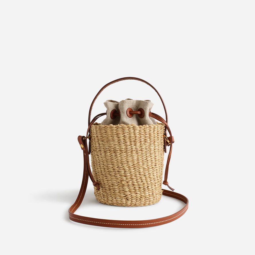 brown madewell the mini womens basket bag