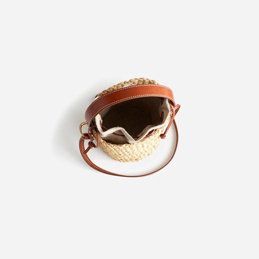 brown madewell the mini womens basket bag
