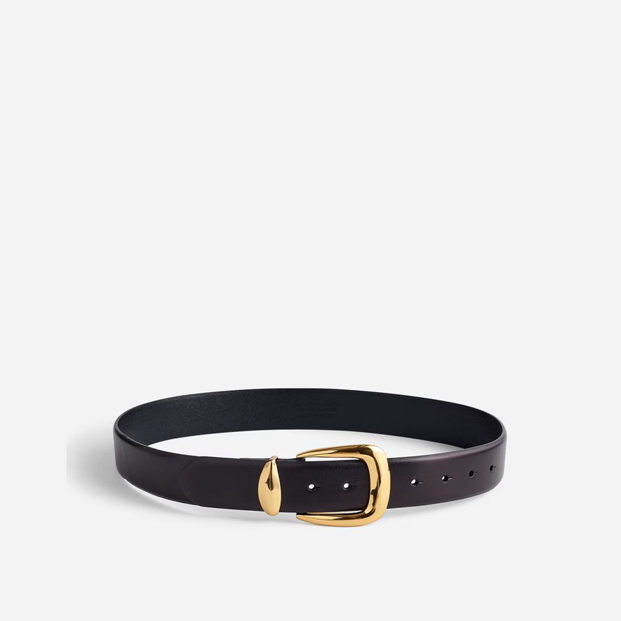 madewell chunky metal statement womens belt black