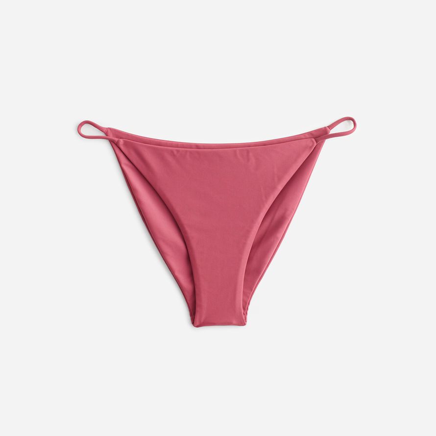 pink womens madewell jade swim bare minimum bikini bottom